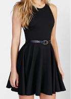 Rosewe Black Sleeveless A Line Tank Dress