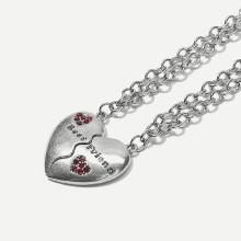 Shein Heart Design Couple Chain Bracelet Set 2pcs