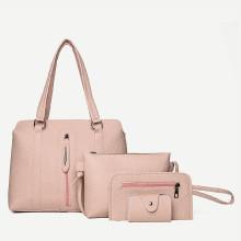 Shein Zipper Detail Combination Bag 4pcs