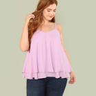 Shein Plus Double Layer Cami Top