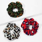 Shein Leopard Pattern Hair Tie 3pcs