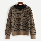 Shein Round Neck Long Sleeve Sweater