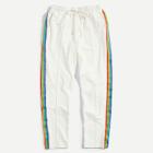 Shein Men Rainbow Striped Tape Detail Sweatpants