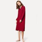 Shein Gingham Button Front Night Dress