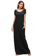 Shein Pocket Full Length Loose Dress