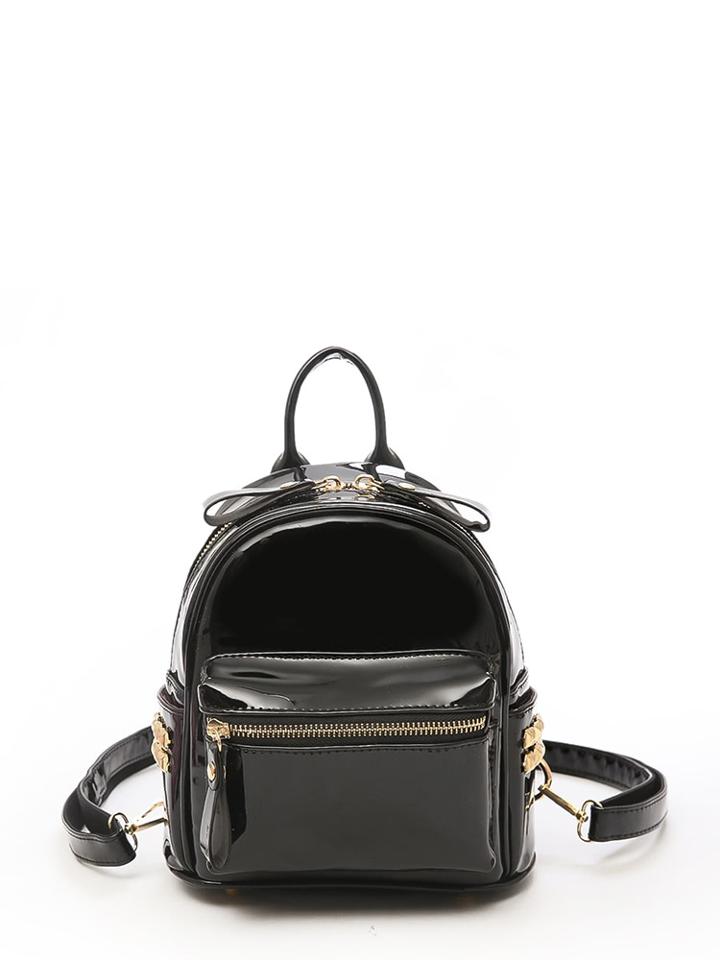 Shein Studded Decor Pu Backpacks Bag