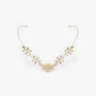 Shein Rhinestone & Bee Decorated Metal Bridal Headpiece