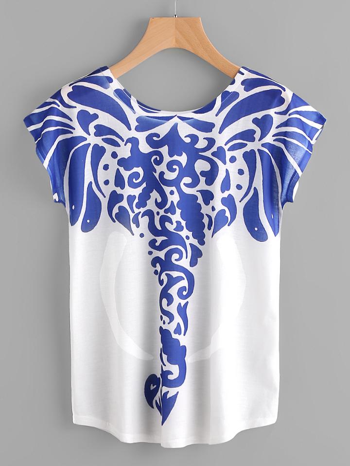 Shein Vintage Print Tee