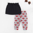 Shein Toddler Girls Halter Top With Lip Print Pants