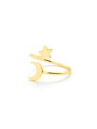 Shein Moon & Star Design Ring
