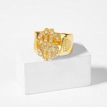 Shein Men Dollar Design Ring