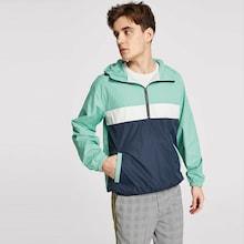 Shein Men Cut And Sew Anorak Windbreaker Jacket