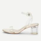 Shein Ankle Strap Chunky Heeled Sandals