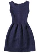 Shein Sleeveless Jacquard Box Pleated Dress