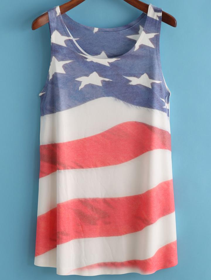 Shein Star Print Tank Top