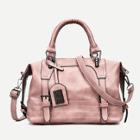 Shein Double Buckle Detail Bowling Bag