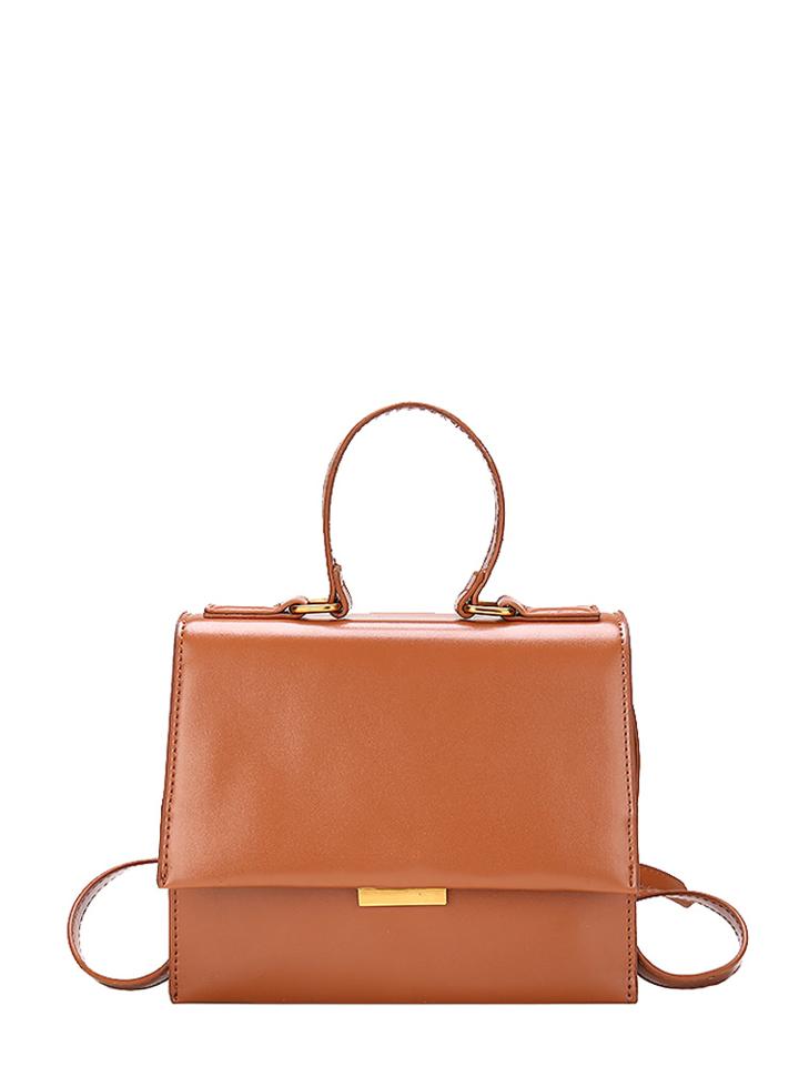 Shein Metal Detail Flap Grab Bag