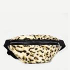 Shein Fuzzy Leopard Print Bum Bag