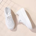 Shein Lace Up Flatform Mesh Sneakers
