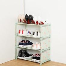 Shein Flamingo Print Shoes Rack