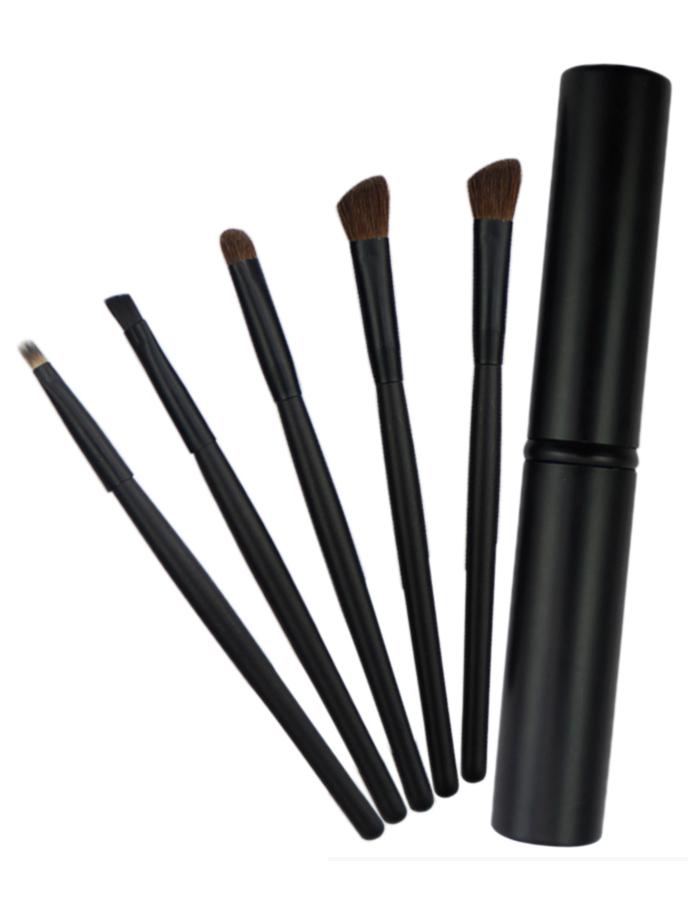 Shein Eye Brush 5pcs With Storage Bucket