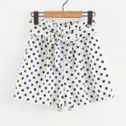Shein Self Tie Spot Wide Shorts