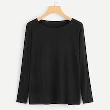 Shein Solid Basic Tee