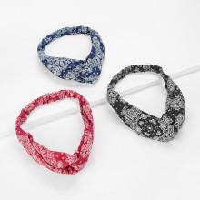 Shein Paisley Print Twist Headband 3pcs