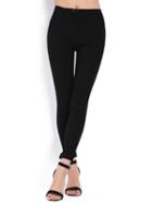 Shein Black Simple Slim Pant