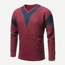 Shein Men Geo Pattern Cable Knit Jumper