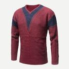 Shein Men Geo Pattern Cable Knit Jumper