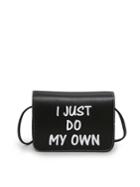 Shein Slogan Print Crossbody Bag