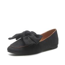 Shein Bow Decorated Square Toe Flats
