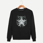 Shein Men Tiger & Star Print Sweatshirt