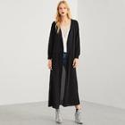 Shein Single Button Solid Coat