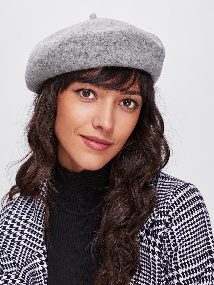 Shein Wool Blend Beret Cap