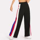 Shein Color Block Side Palazzo Pants