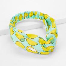 Shein Fruit Print Twist Headband
