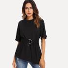 Shein O Ring Decoration Top