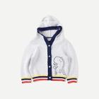 Shein Toddler Boys Cartoon Pattern Hooded Sweater Coat