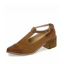 Shein Cap Toe Block Heels