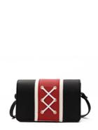 Shein Grommet Criss Cross Color Block Crossbody Bag