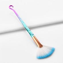 Shein Fan Shaped Ombre Handle Brush