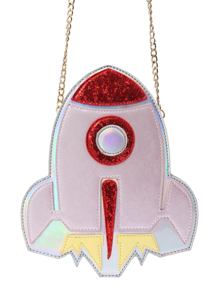 Shein Color Block Rocket Chain Bag