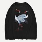 Shein Men Gruidae Print Tee