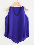 Shein Handkerchief Hem Layered Tank Top