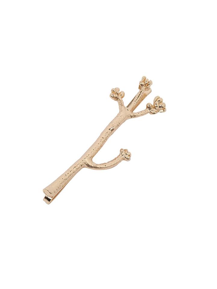 Shein Gold Tree Branch Bobby Pin 1pc