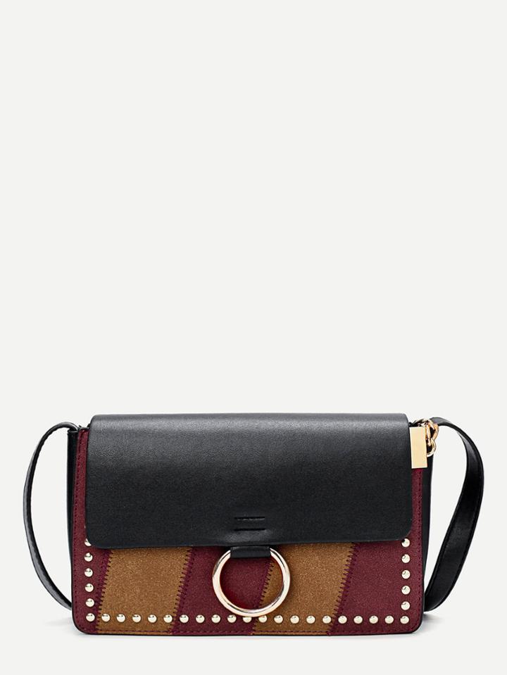 Shein Studded Detail Shoulder Bag