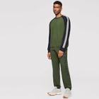 Shein Men Raglan Sleeve Color Block Pullover & Pants Set