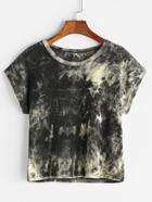 Shein Bleach Dye Tee